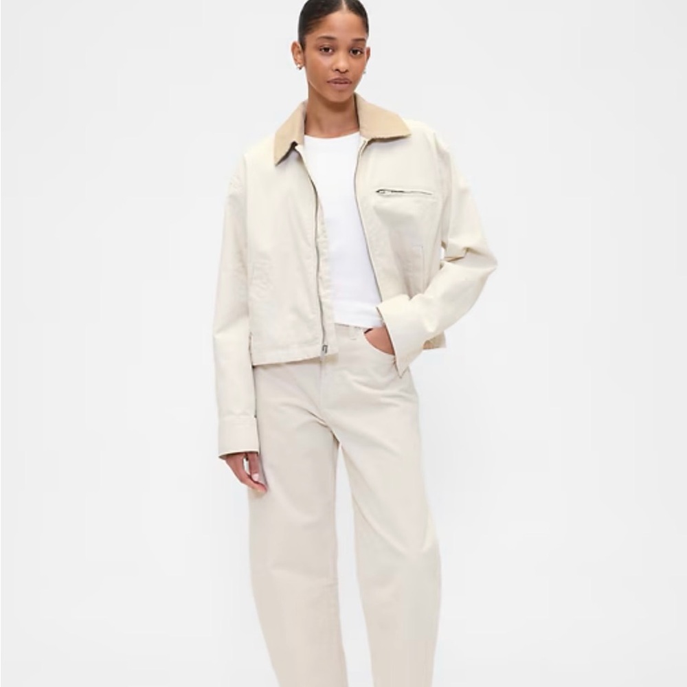 GAP Factor Barrel Corduroy Pants